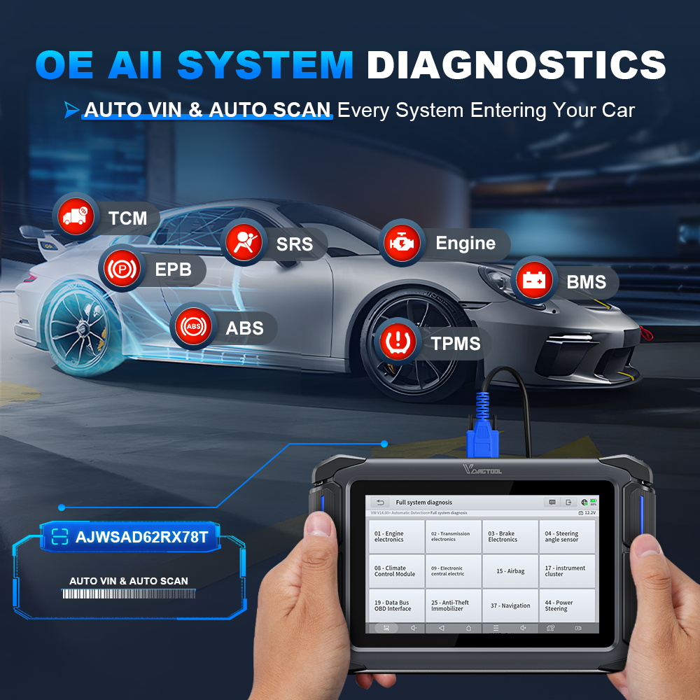 EU Stock VDAIGTOOL VD70 Lite U - Car Diagnostic Tool ulasan dan harga