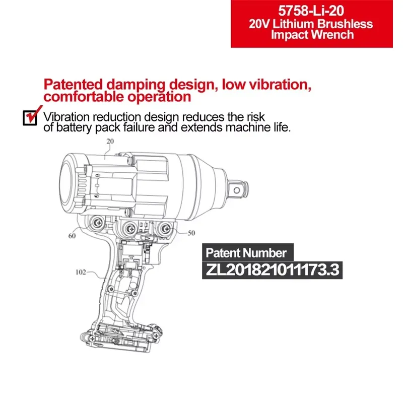 Devon 20V large torque three t - Torque Wrench ulasan dan harga